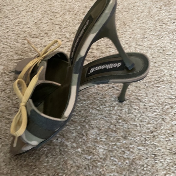 Dollhouse army style heel sandals - Picture 2 of 3